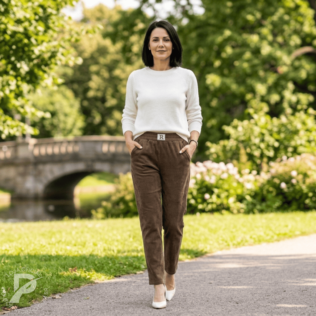 Calça peluciada inverno 2026 - Lari