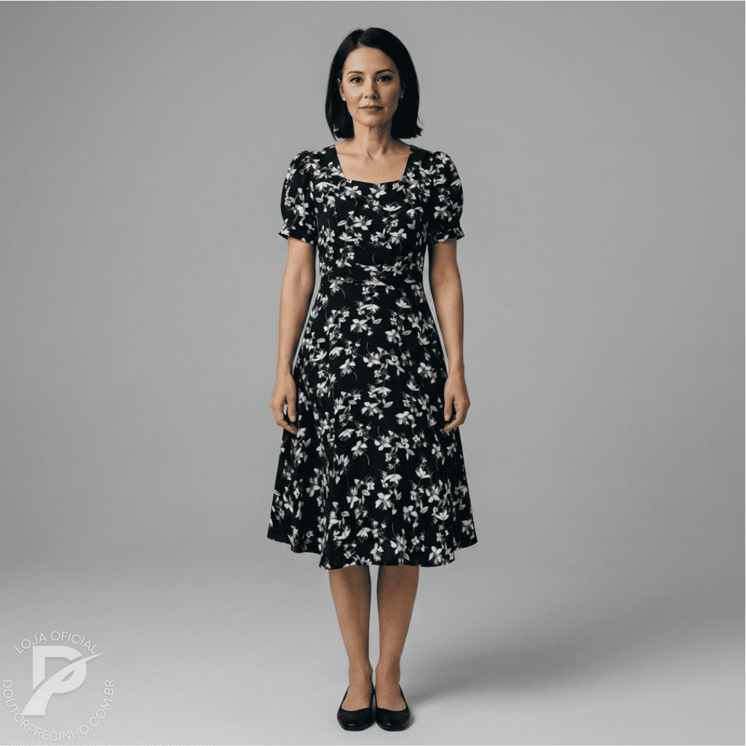 Vestido Marina - Alto nível de elegância e frescor