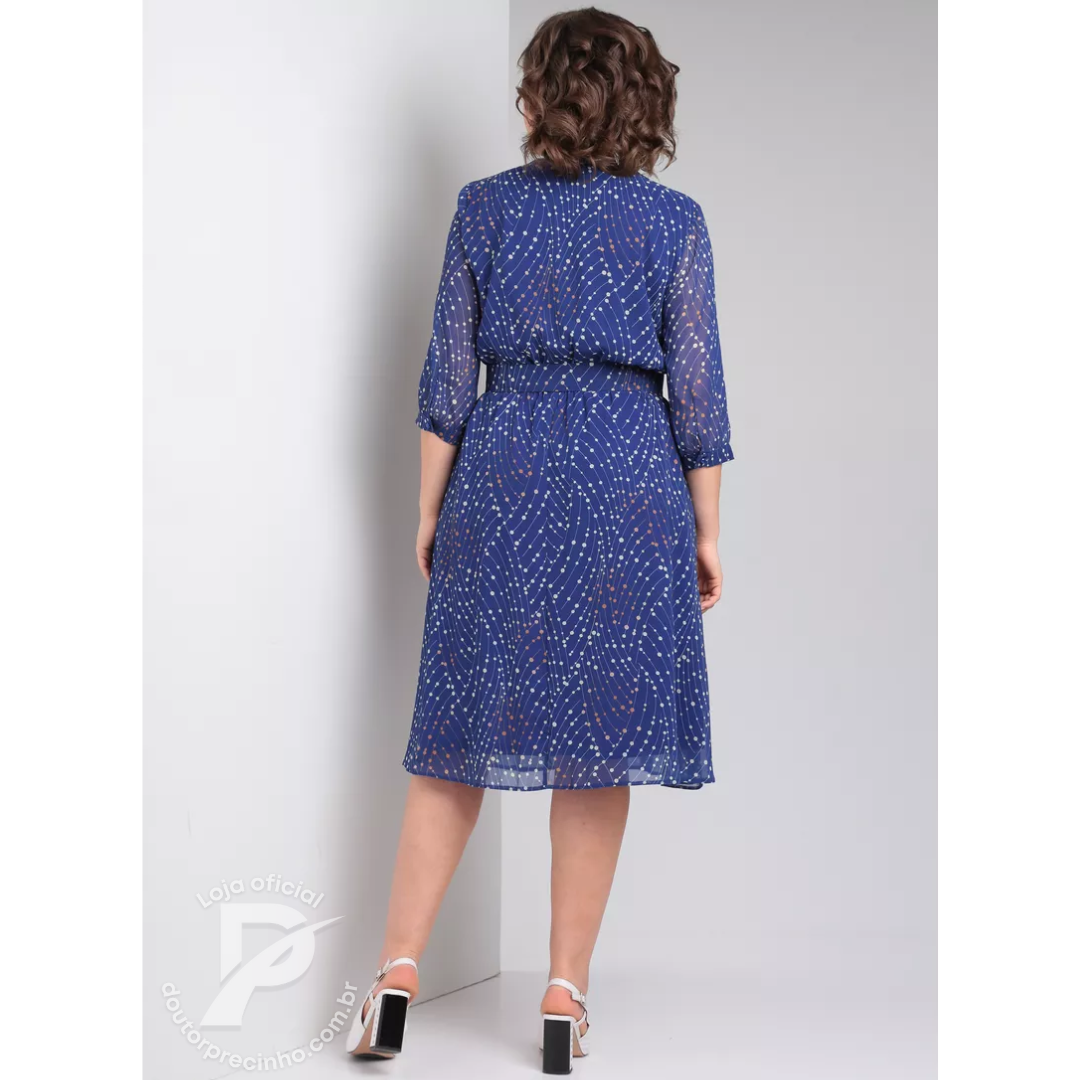 Vestido Amarante - Manga 3/4