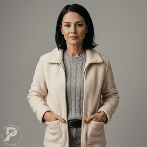 Casaco Feminino Estefani – Elegância Atemporal Para os Dias Frios
