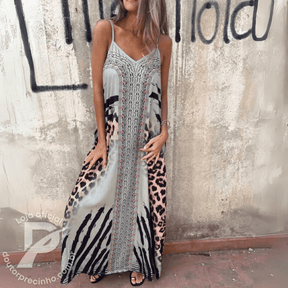 Vestido Aline – Um Toque Selvagem com Sofisticação