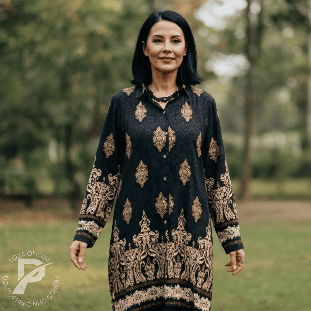 Vestido Azzara - Contraste sofisticado