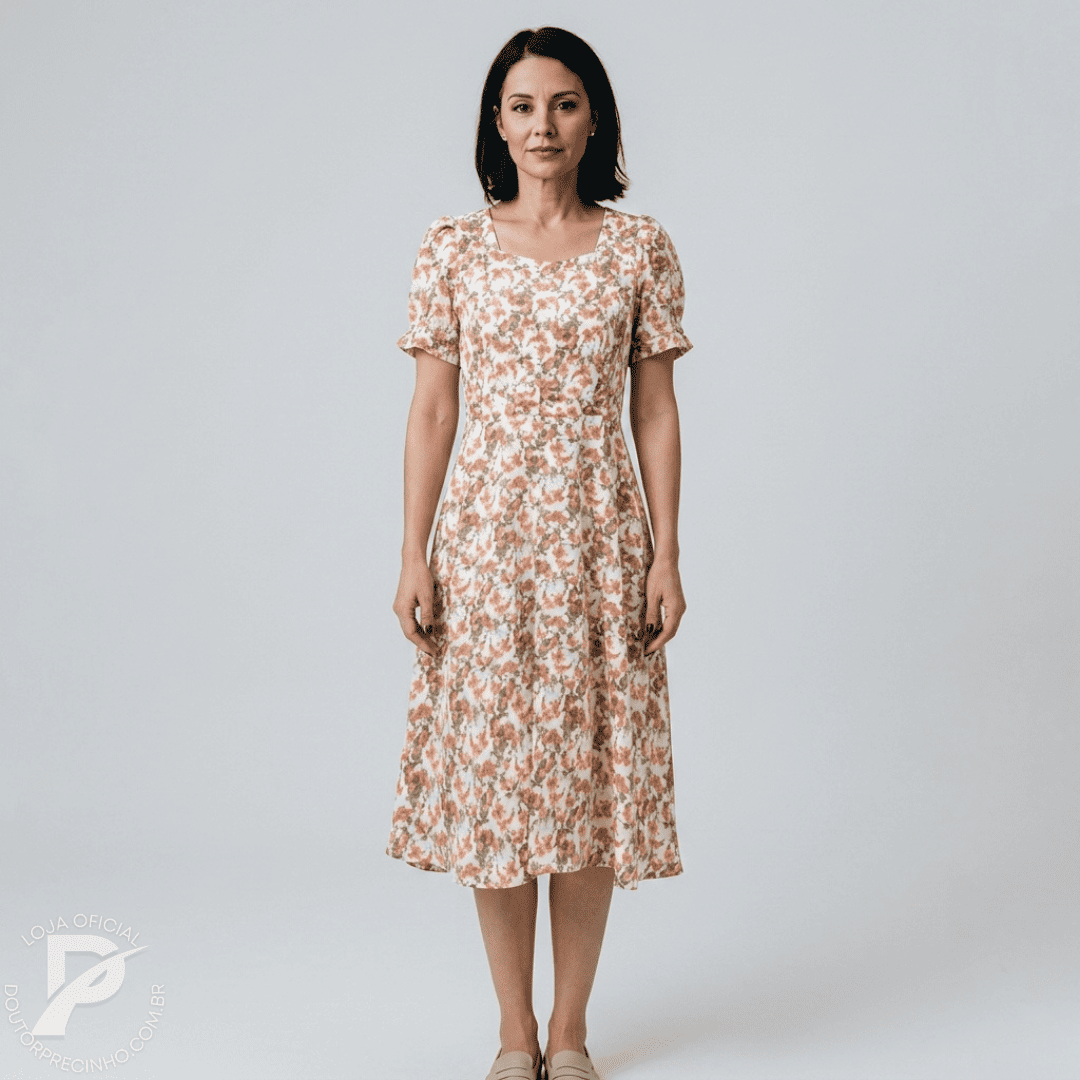 Vestido Marina - Alto nível de elegância e frescor