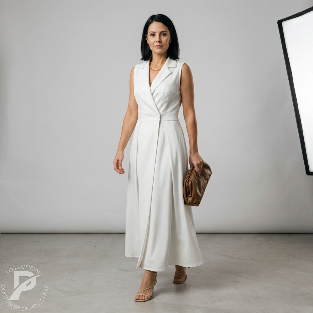 Vestido Dominique – Sofisticação e Elegância Clássica
