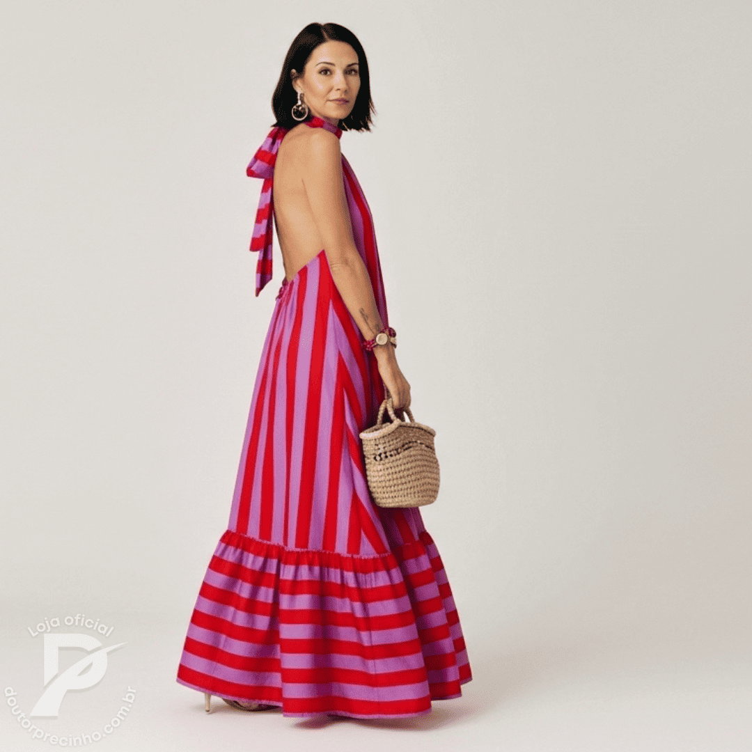 Vestido Azeny – Estilo, Liberdade e Sofisticação