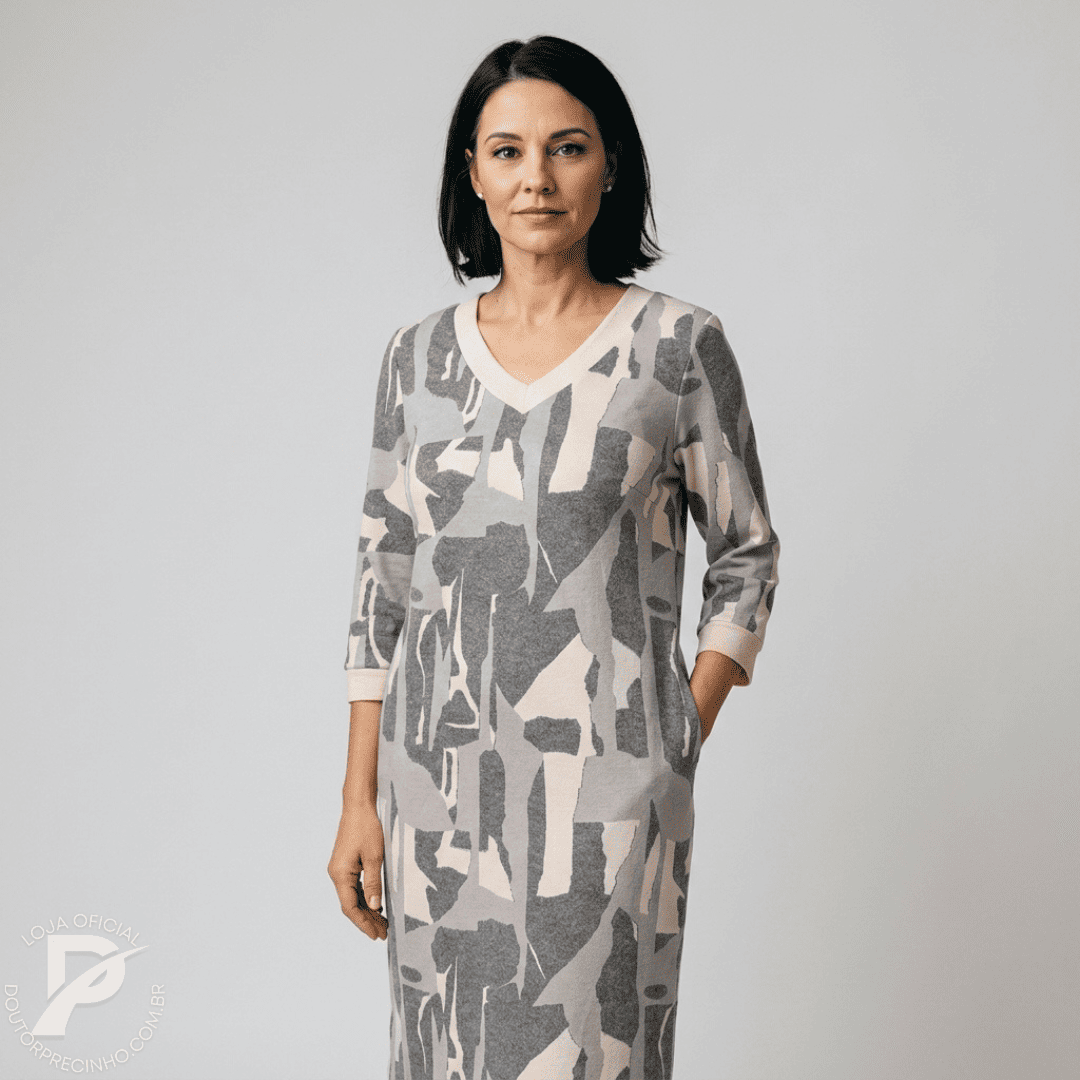 Vestido Arabella - Sofisticação discreta