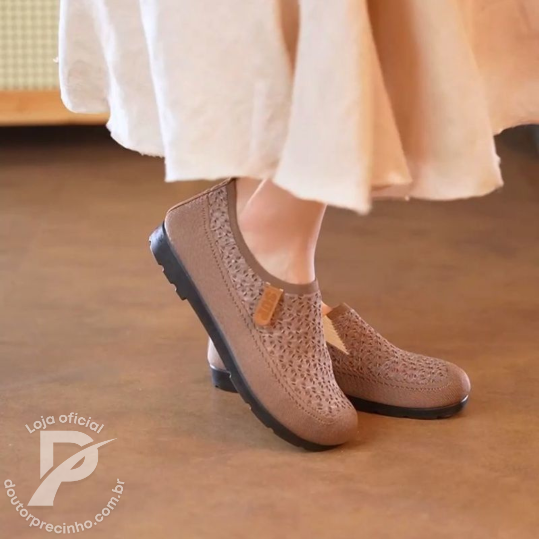 Sapato Marizete – Malha Respirável e Solado Antiderrapante