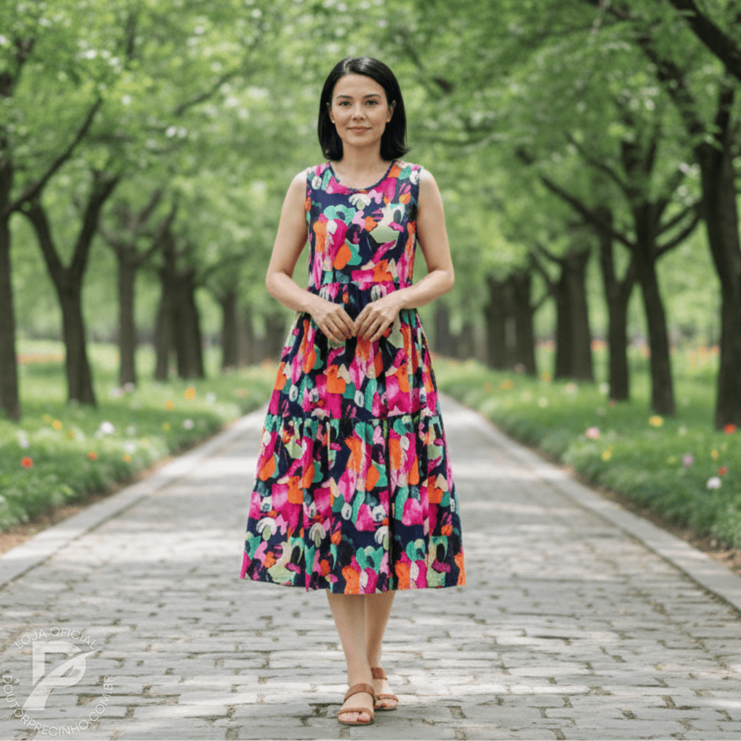 Vestido Graziella - Definição de energia e feminilidade