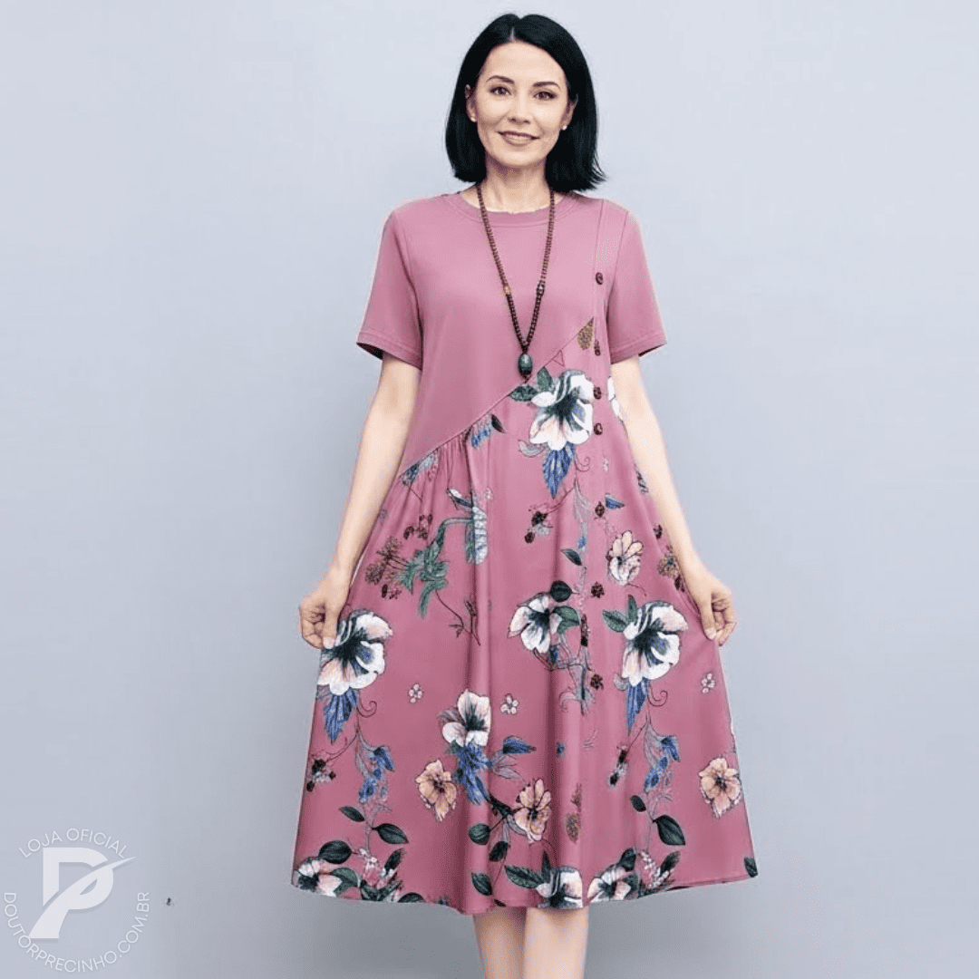 Vestido Floral Casual - Sofia