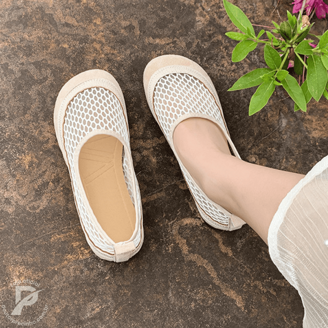 Sapatilha Térine - Textura leve e arejada