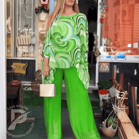 Conjunto Amália - Elegância e Estilo Colorido