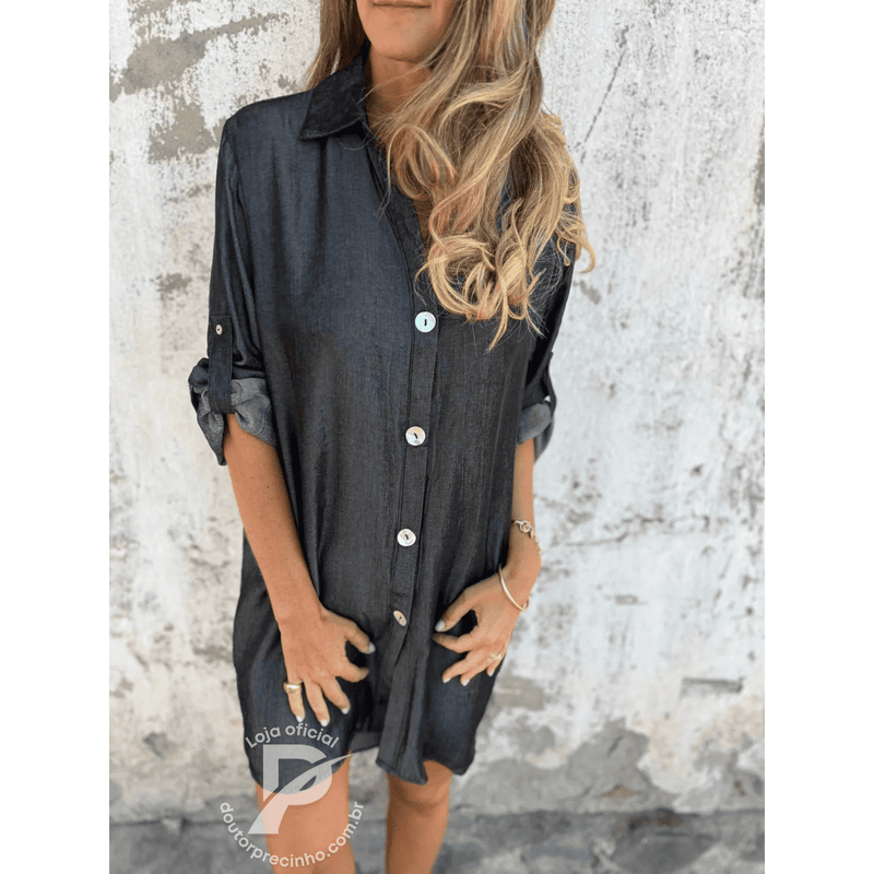 Camisa Jeans Portofino - Elegância Casual