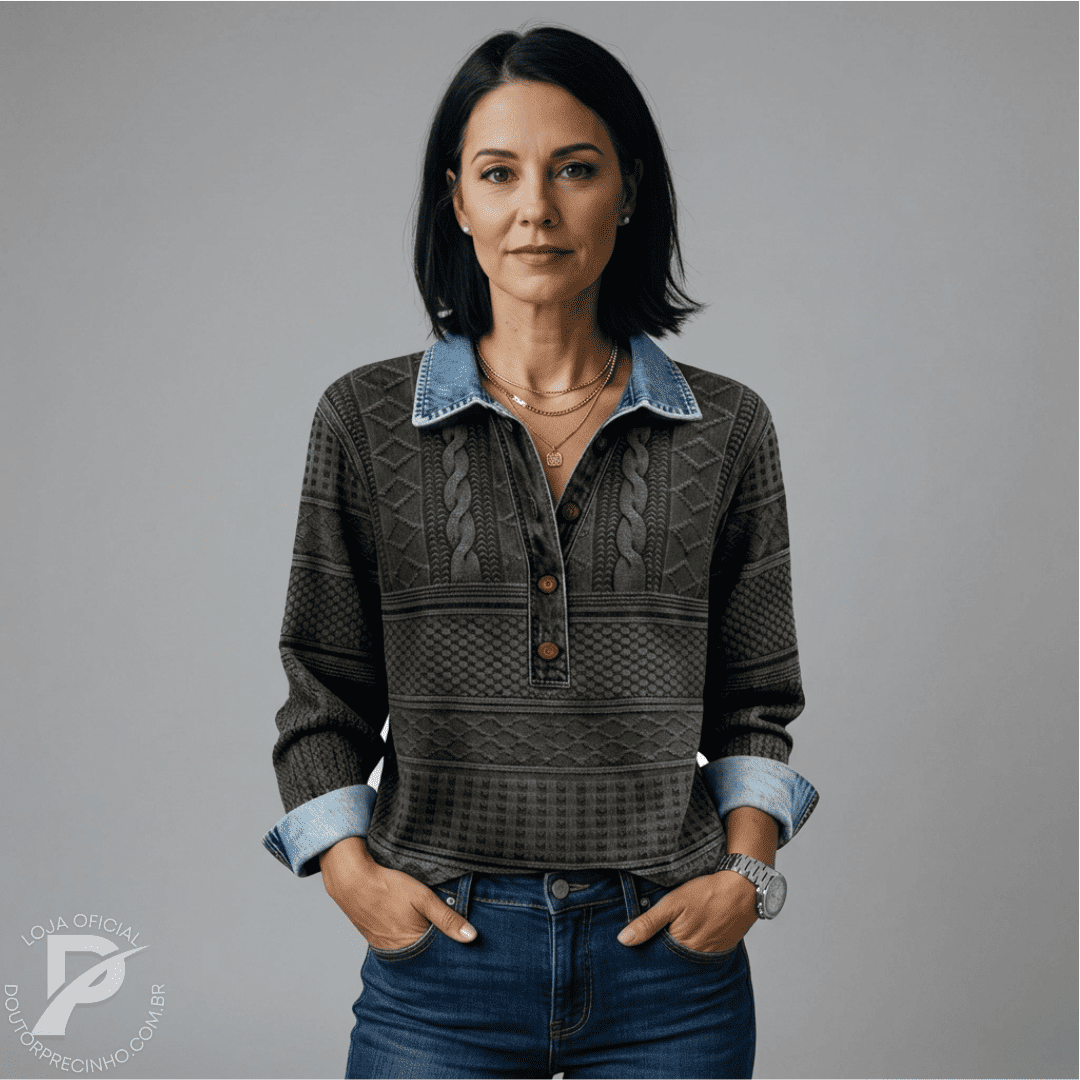 Camisa Rosalie - Casual sofisticado
