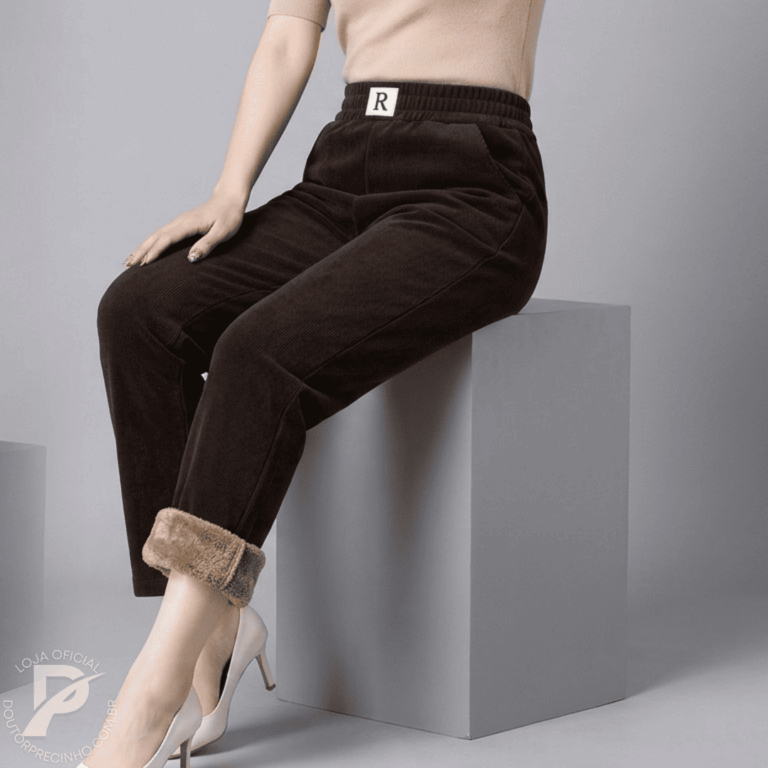 Calça peluciada inverno 2026 - Lari