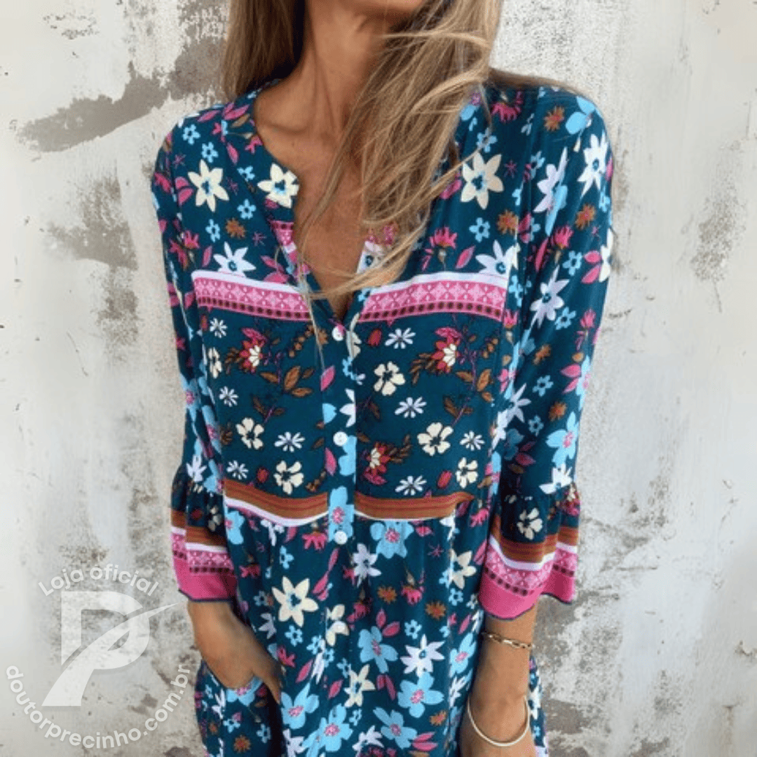 Vestido Queren – Um Toque de Liberdade com Elegância Boho