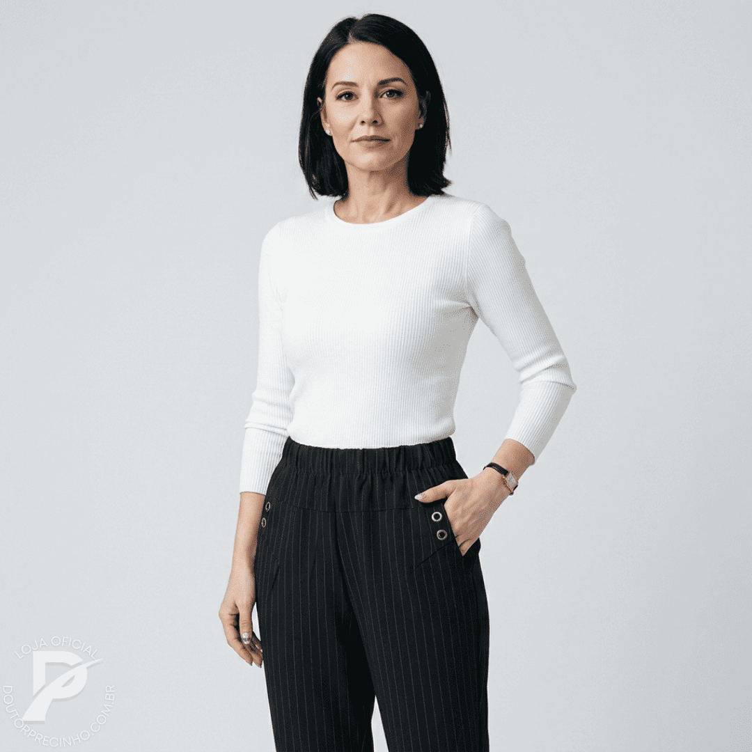 Calça com forro em lã para o inverno -  Lucy