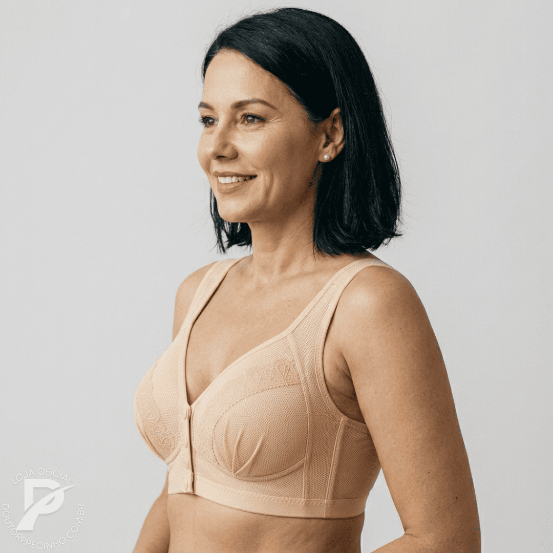 [Kit 2 peças] Sutiã Lady - Confortável com botões Frontais