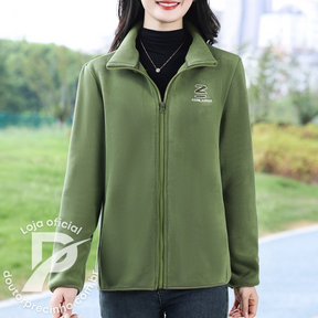 Jaqueta Feminina Térmica de Fleece Mandy – Conforto, Estilo e Aquecimento Garantido