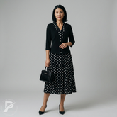 Vestido Tatiana – Elegância Clássica com Toque Moderno