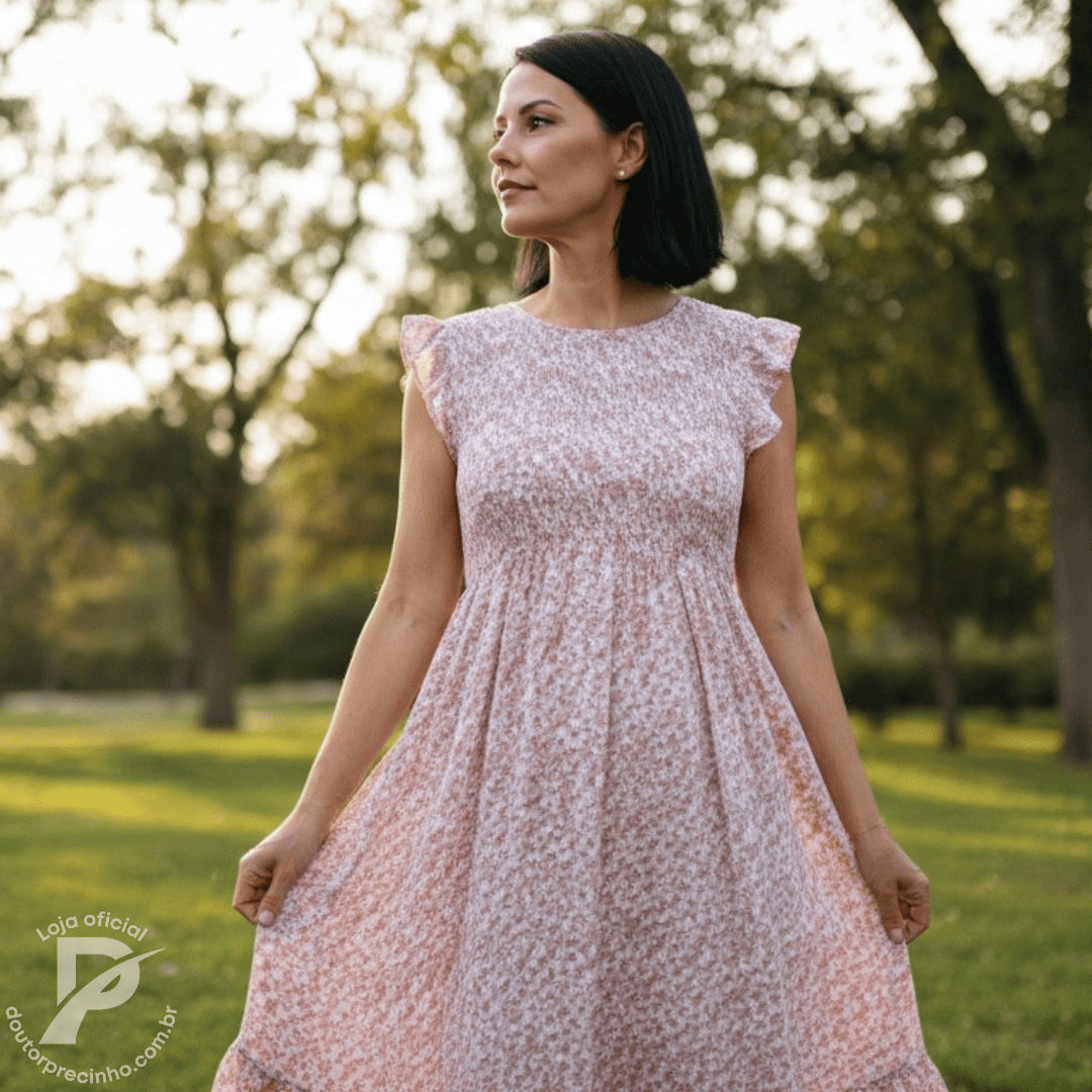 Vestido Livianne - Graciosidade que transmite leveza