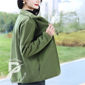 Jaqueta Feminina Térmica de Fleece Mandy – Conforto, Estilo e Aquecimento Garantido