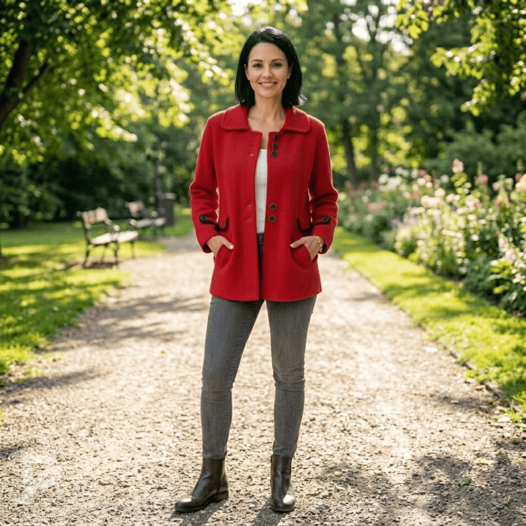 Casaco Lirian – Elegância Clássica Com Um Toque Moderno