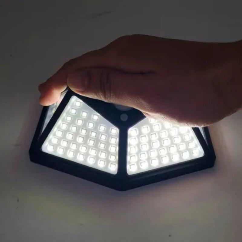 [2 Unidades] Refletor Led com placa solar - Economy Light