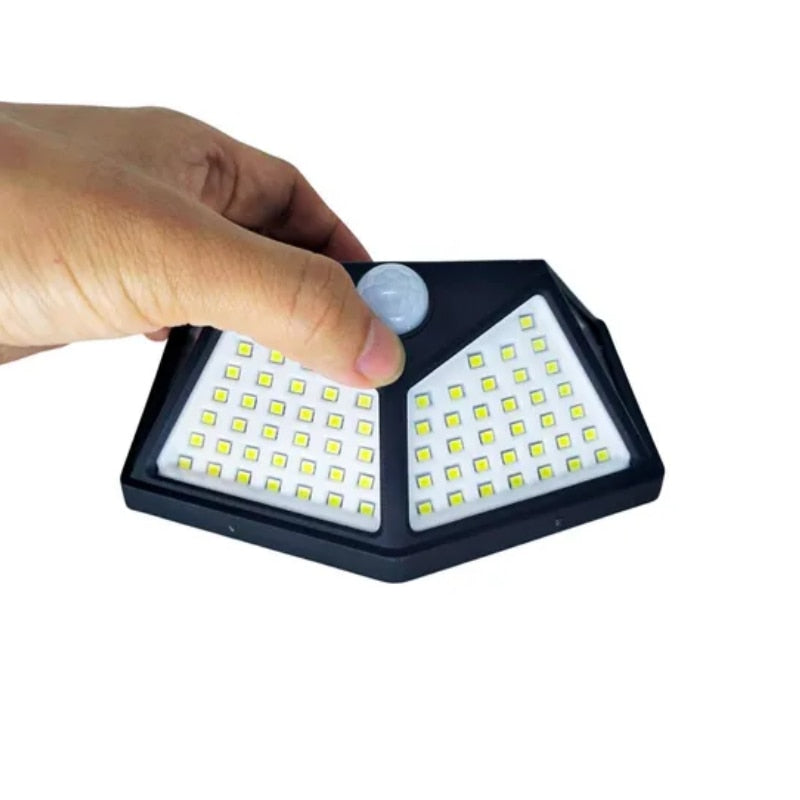 [2 Unidades] Refletor Led com placa solar - Economy Light