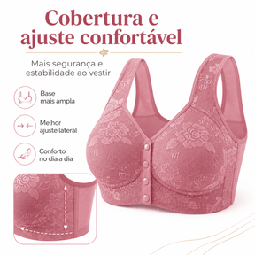 [Kit 2 peças] Sutiã Elisa - Sustentação Fecho Frontal