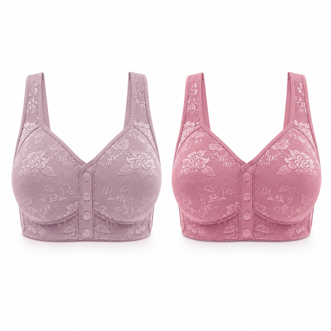[Kit 2 peças] Sutiã Elisa - Sustentação Fecho Frontal