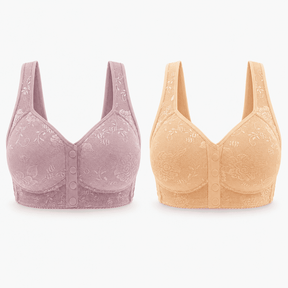 [Kit 2 peças] Sutiã Elisa - Sustentação Fecho Frontal