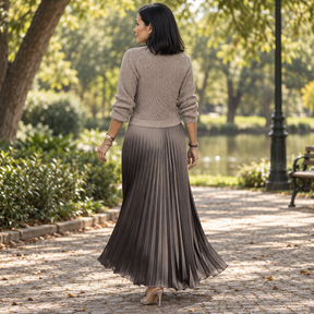 Vestido Margot – Elegância Atemporal com Toque Aconchegante