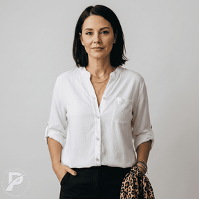 Camisa Olívia - Brilho Delicado com Elegância