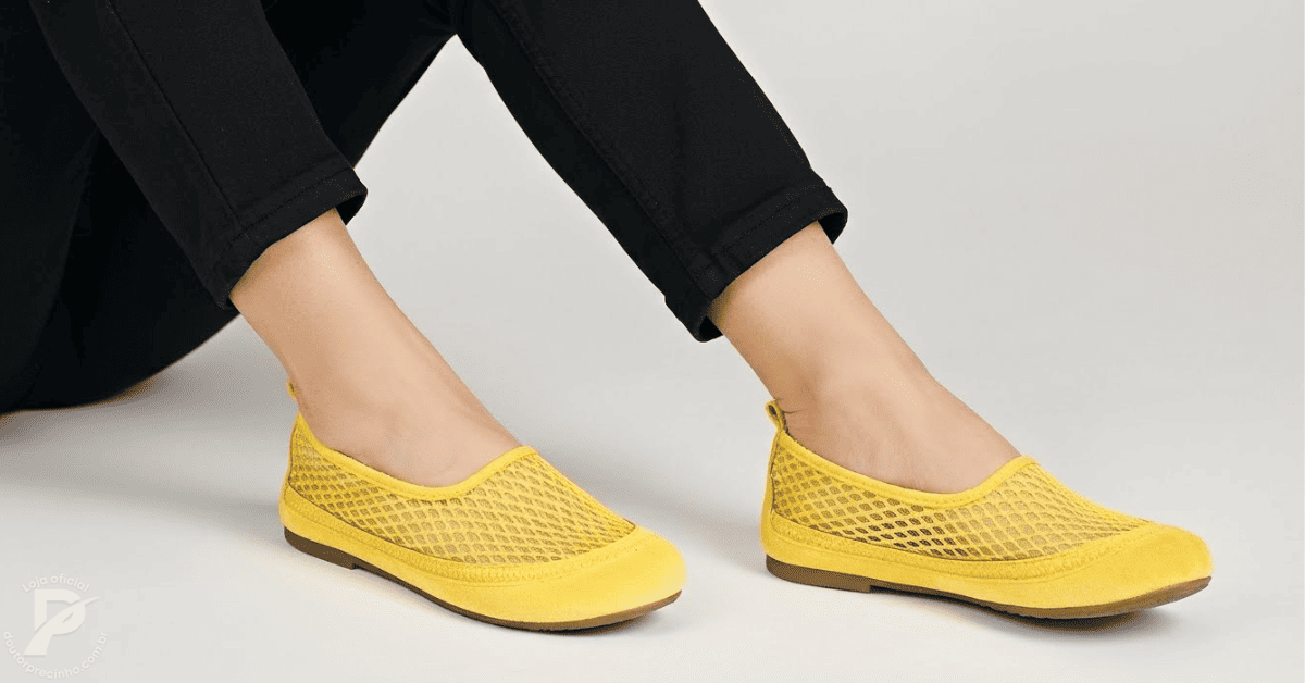 Sapatilha Térine - Textura leve e arejada