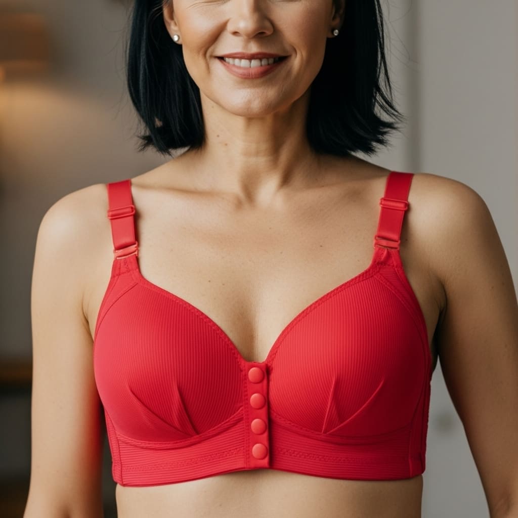 [Kit 3 peças] Sutiã com botões frontais  - Olívia