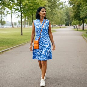 Vestido Nalira - Estampado Tropical