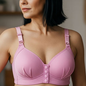 [Kit 3 peças] Sutiã com botões frontais  - Olívia