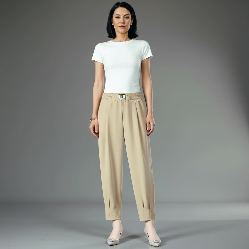 [2 peças] Calça versátil e leve - Evelin