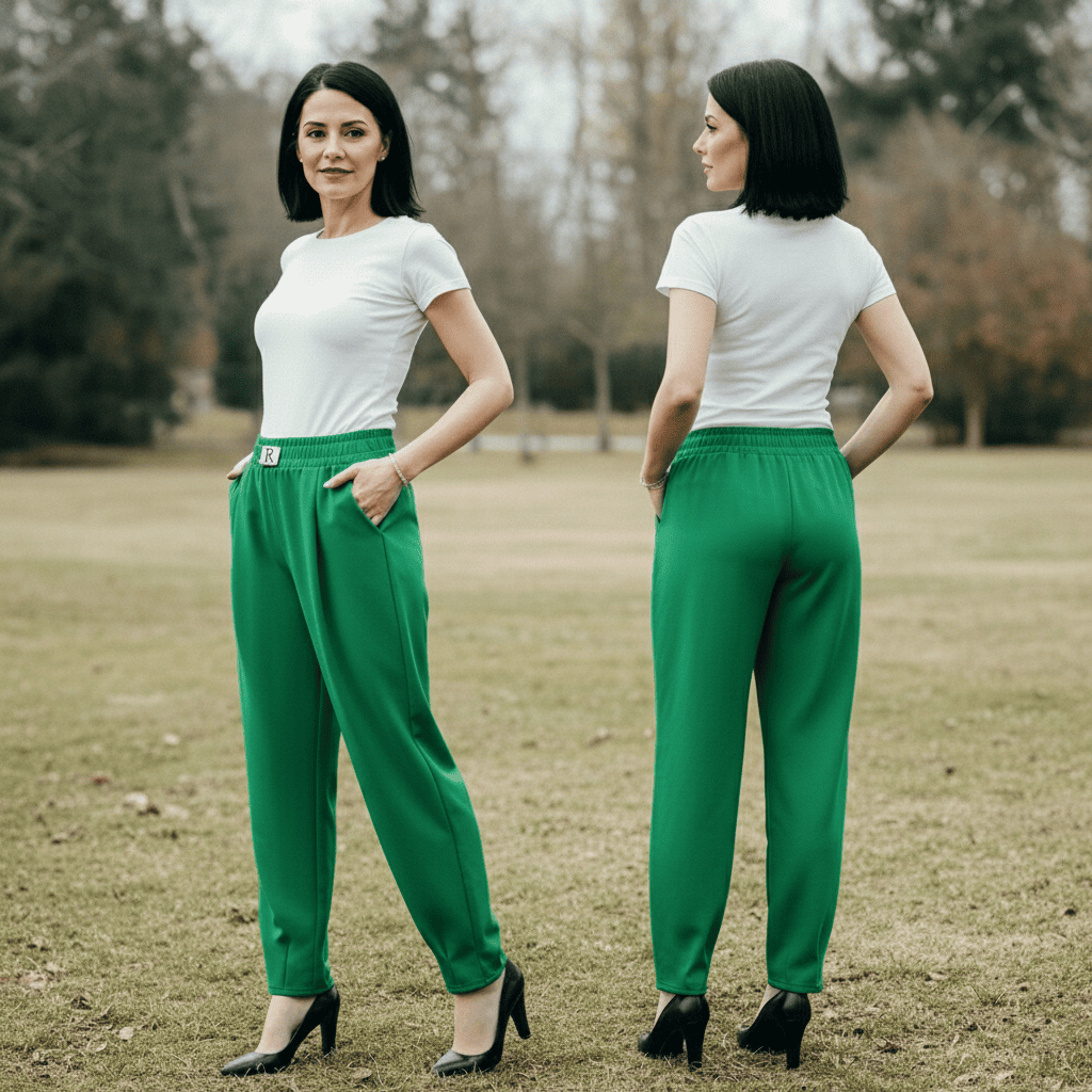 [2 peças] Calça versátil e leve - Evelin