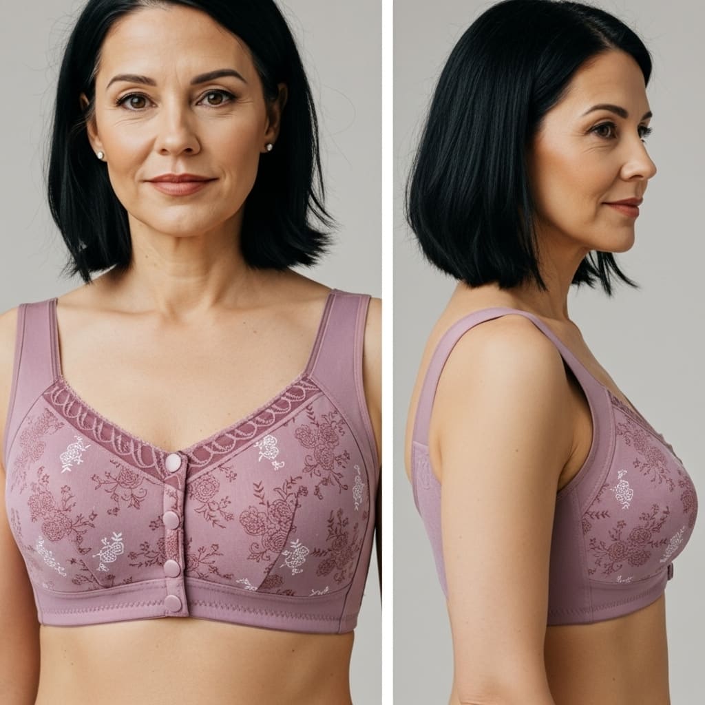 Sutiã com fecho frontal - Sarah [Kit 3 peças]