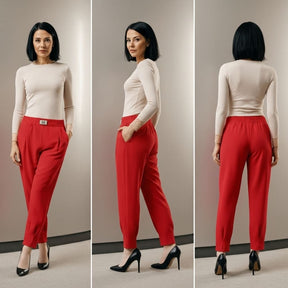 [2 peças] Calça versátil e leve - Evelin