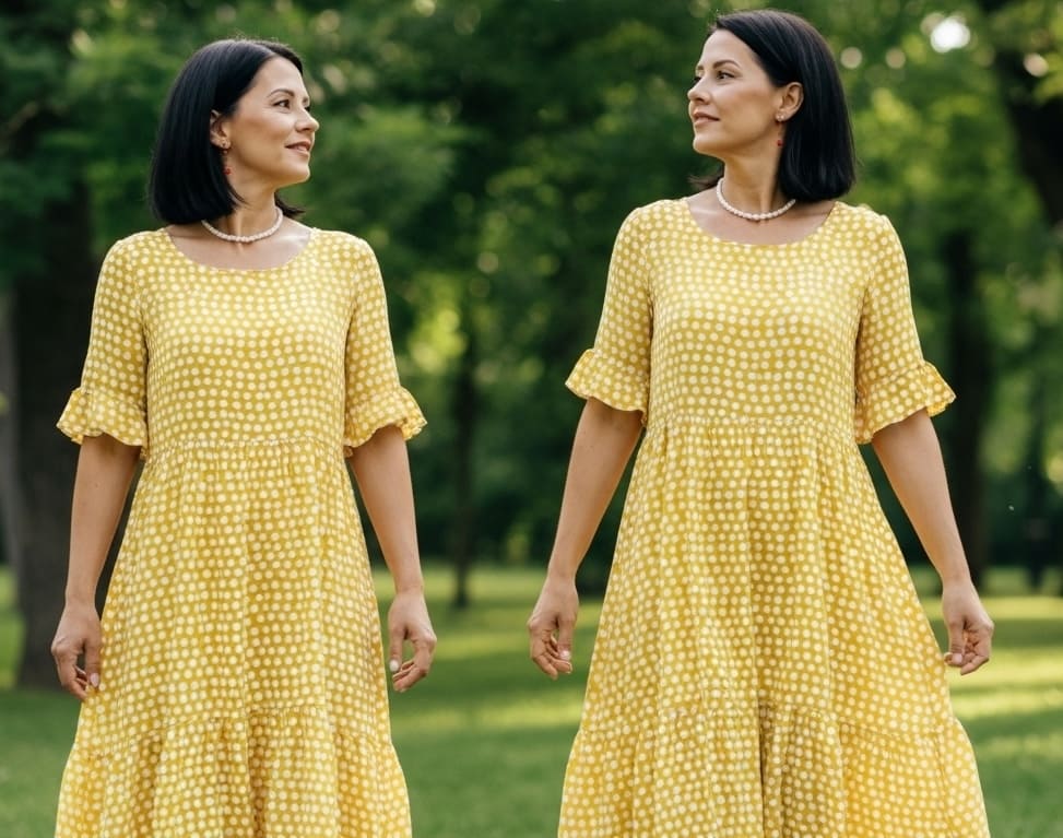 Vestido Midi Lecce - Frescor E Elegância Para O Dia a Dia