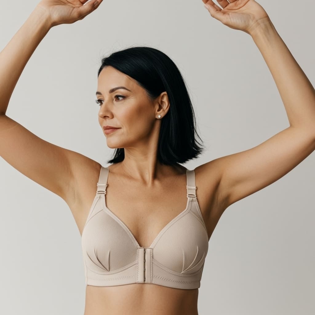 [Kit 3 peças] Sutiã Safira - Fecho frontal e alças reguláveis