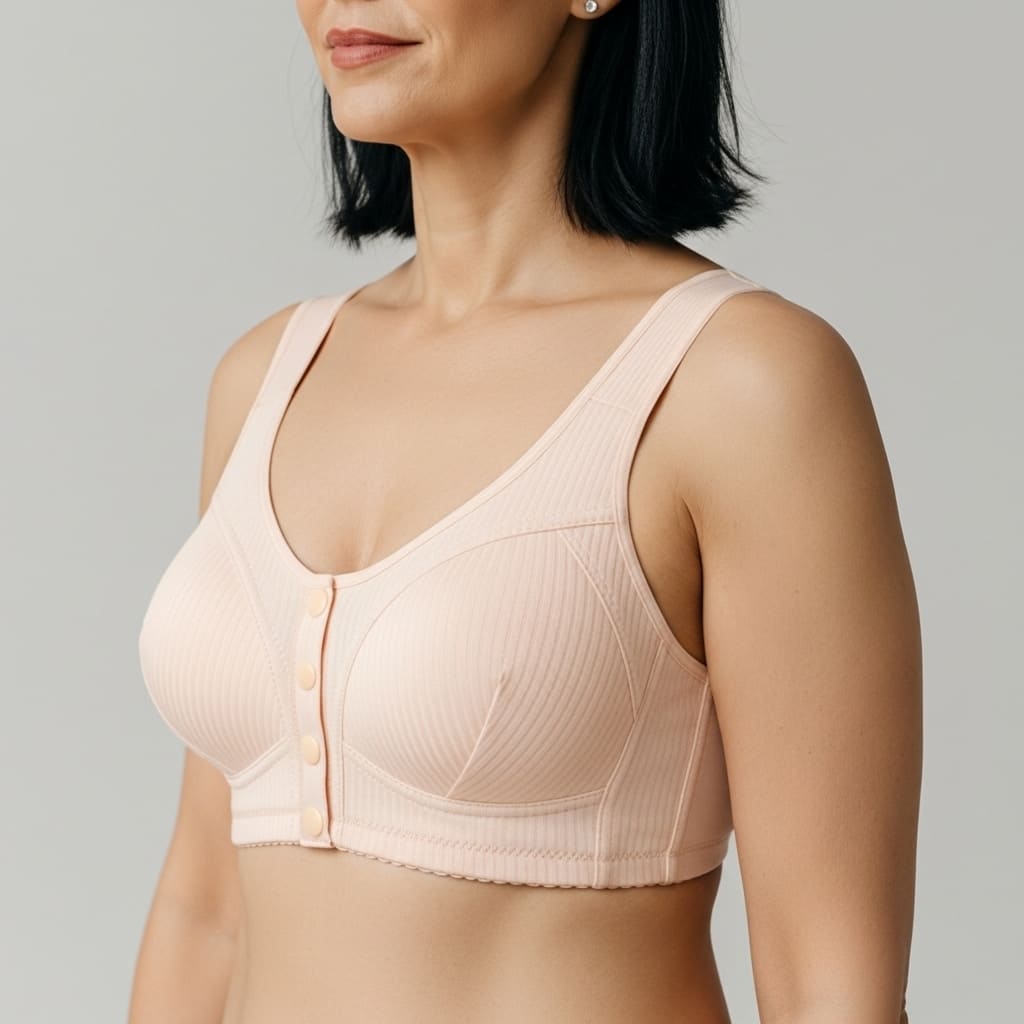 [3 peças] Sutiã Amélia - Abertura frontal e praticidade
