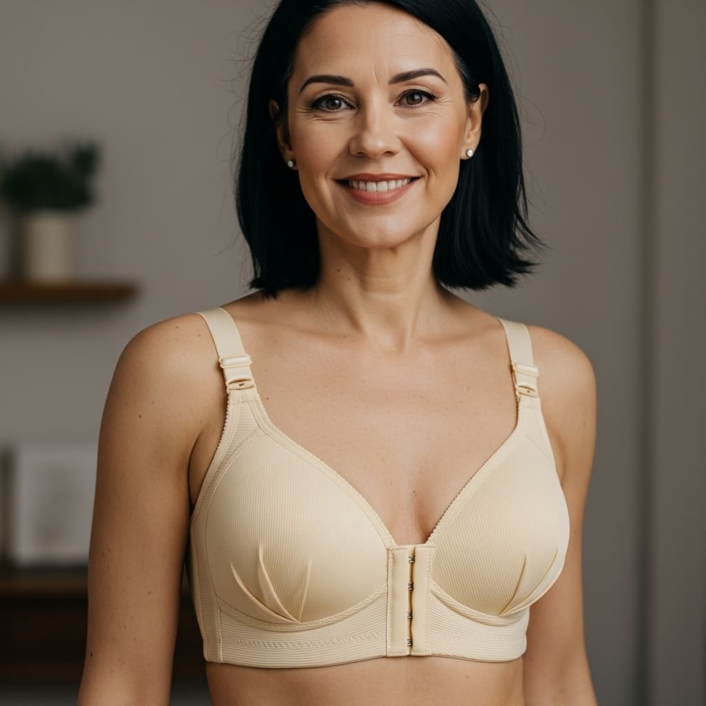 [Kit 3 peças] Sutiã Safira - Fecho frontal e alças reguláveis