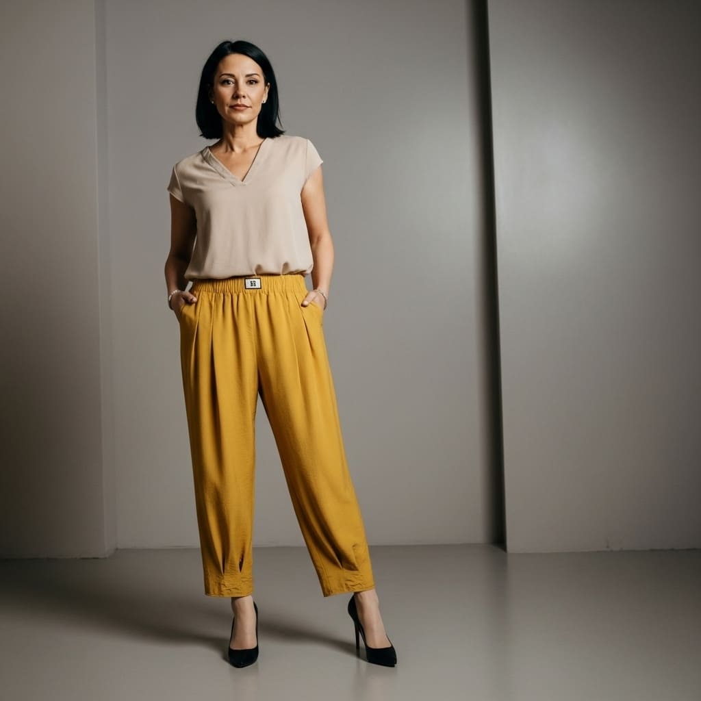 [2 peças] Calça versátil e leve - Evelin