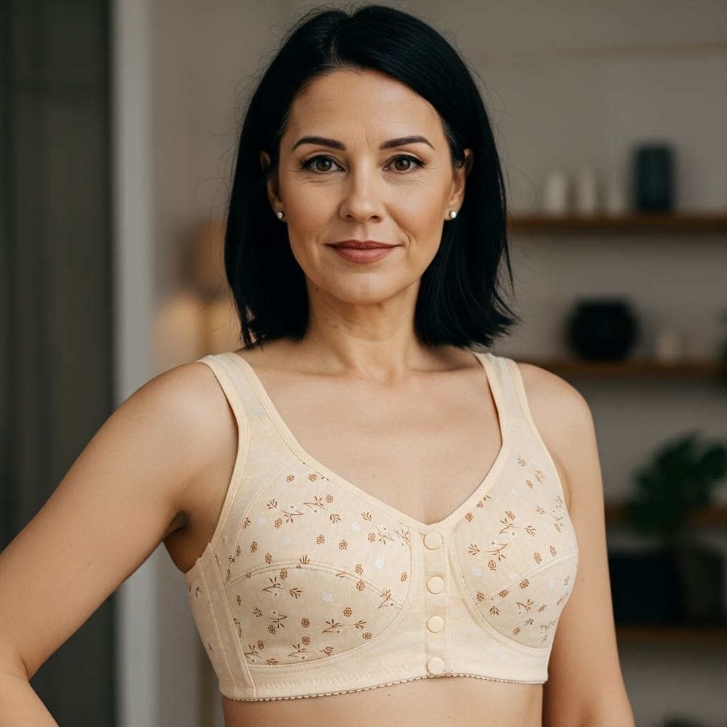 [3 peças] Sutiã Mary - Abertura Frontal