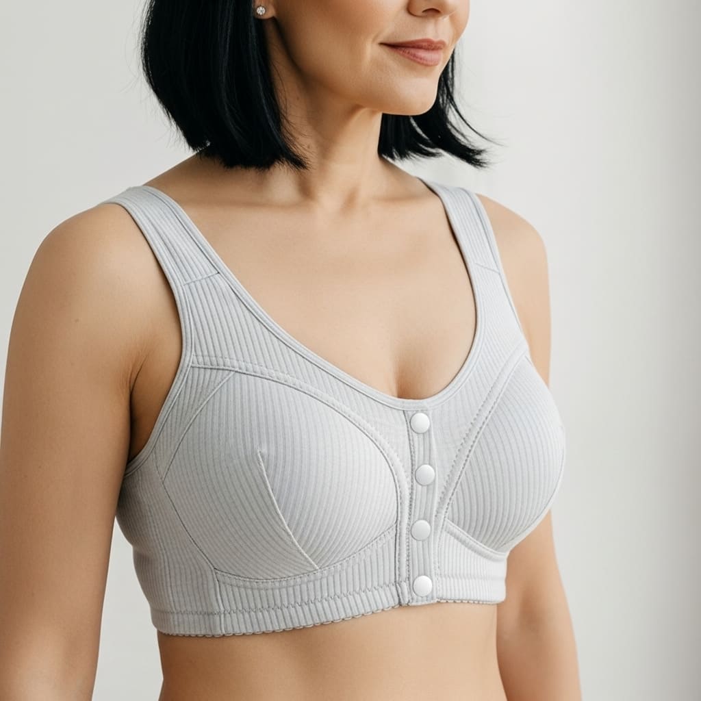 [3 peças] Sutiã Amélia - Abertura frontal e praticidade