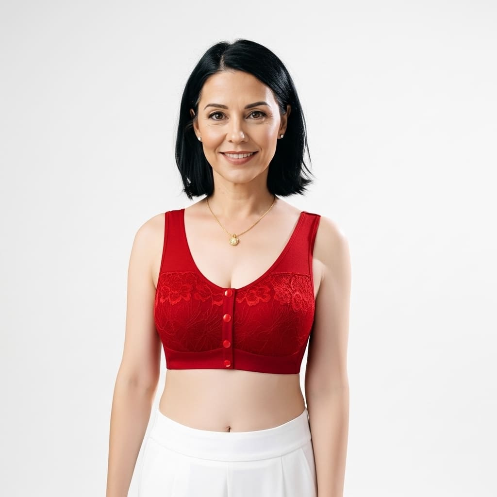 [Kit 3 peças] Sutiã Carol - Conforto com botões frontais