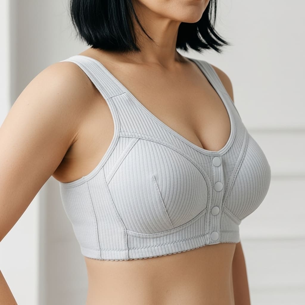 [3 peças] Sutiã Amélia - Abertura frontal e praticidade